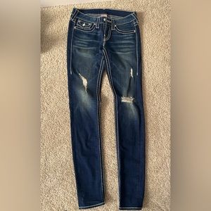 True Religion distressed jeans